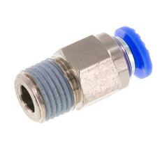 Steckverschraubung 6mm & R1/4'' männlich Selbstsichernd Messing/PBT 0-10bar (0-145psi) [2 Stück]