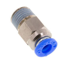 Steckverschraubung 6mm & R1/4'' männlich Selbstsichernd Messing/PBT 0-10bar (0-145psi) [2 Stück]