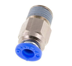 Steckverschraubung 6mm & R1/4'' männlich Selbstsichernd Messing/PBT 0-10bar (0-145psi) [2 Stück]