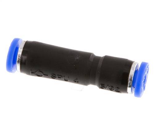 Steckverschraubung 4mm selbstsichernd Messing/PBT 0-10bar (0-145psi) [2 Stück]