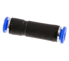Push-In Fitting 6mm Auto Shut-Off Brass/PBT 0-10bar (0-145psi) [2 Pieces]