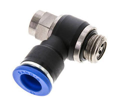Durchflussregelungs-Schalldämpfer Auslasskrümmer 10 mm - G1/4'' Messing/PA 66 Schlitzschraube