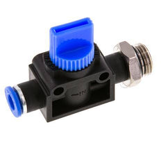 3/2-Wege-Absperr-Handventil 10 mm - G1/2'' Kunststoff/Messing Rohrseitige Entlüftung