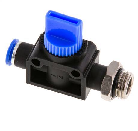 3/2-Wege-Absperr-Handventil 10 mm - G1/2'' Kunststoff/Messing Rohrseitige Entlüftung