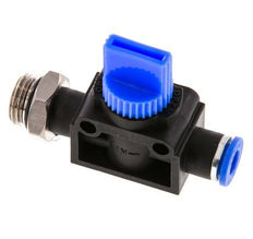 3/2-Wege-Absperr-Handventil 10 mm - G1/2'' Kunststoff/Messing Rohrseitige Entlüftung