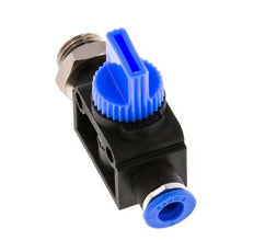 3/2-Wege-Absperr-Handventil 10 mm - G1/2'' Kunststoff/Messing Rohrseitige Entlüftung