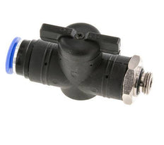 2-Way Straight Ball Valve 12 mm - G1/4'' Plastic/Brass