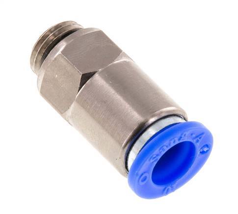 Push-In Fitting 10mm & G1/4'' Male Auto Shut-Off Brass/PBT 0-10bar (0-145psi)