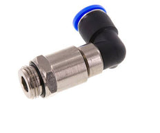 12mm & G1/2'' Ellbogen Schnelldrehgelenk Einsteck-Außengewinde Vernickeltes Messing/PBT NBR Drehbar