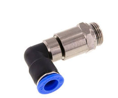 12mm & G1/2'' Ellbogen Schnelldrehgelenk Einsteck-Außengewinde Vernickeltes Messing/PBT NBR Drehbar