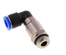 12mm & G1/2'' Ellbogen Schnelldrehgelenk Einsteck-Außengewinde Vernickeltes Messing/PBT NBR Drehbar