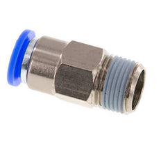 Push-In Fitting 10mm & R3/8'' Male Auto Shut-Off Brass/PBT 0-10bar (0-145psi)