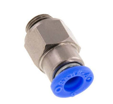 Steckverschraubung 6mm & G1/8'' männlich Selbstsichernd Messing/PBT 0-10bar (0-145psi) [2 Stück]