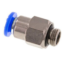 Steckverschraubung 6mm & G1/8'' männlich Selbstsichernd Messing/PBT 0-10bar (0-145psi) [2 Stück]