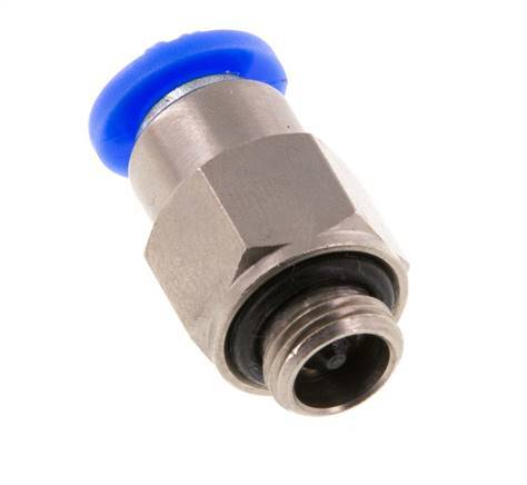 Steckverschraubung 6mm & G1/8'' männlich Selbstsichernd Messing/PBT 0-10bar (0-145psi) [2 Stück]