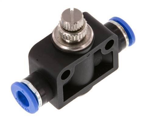 Drosselschalldämpfer gerade 6 mm Messing/PA 66