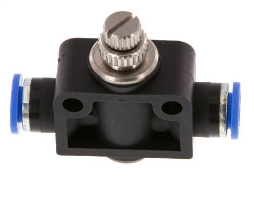 Drosselschalldämpfer gerade 6 mm Messing/PA 66
