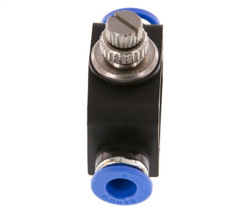Drosselschalldämpfer gerade 6 mm Messing/PA 66