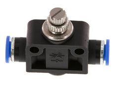 Drosselschalldämpfer gerade 6 mm Messing/PA 66