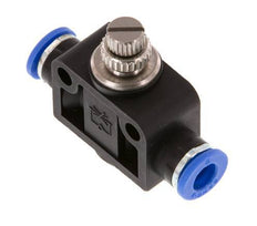 Drosselschalldämpfer gerade 6 mm Messing/PA 66