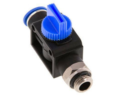 3/2-Wege-Absperr-Handventil 10 mm - G1/4'' Kunststoff/Messing Gewindeseitige Entlüftung