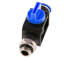 3/2-Wege-Absperr-Handventil 10 mm - G1/4'' Kunststoff/Messing Gewindeseitige Entlüftung