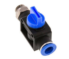 3/2-Wege-Absperr-Handventil 10 mm - G1/4'' Kunststoff/Messing Gewindeseitige Entlüftung