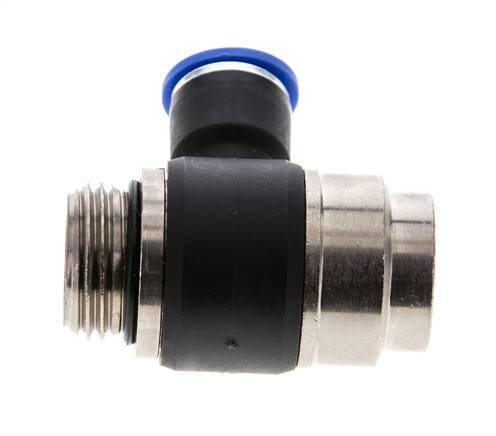 Flow Control Silencer Meter-Out Elbow 10 mm - G1/2'' Brass/PA 66 Slotted Screw