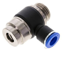 Durchflussregelungs-Schalldämpfer Auslasskrümmer 10 mm - G1/2'' Messing/PA 66 Schlitzschraube