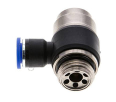 Durchflussregelungs-Schalldämpfer Auslasskrümmer 10 mm - G1/2'' Messing/PA 66 Schlitzschraube