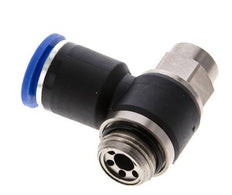 Durchflussregelungs-Schalldämpfer Auslasskrümmer 12 mm - G3/8'' Messing/PA 66 Schlitzschraube