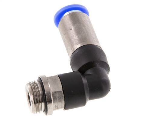 Steckverschraubung 10mm & G3/8'' männlich Selbstsicherndes Winkelstück Messing/PBT 0-10bar (0-145psi)