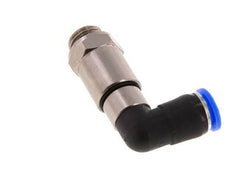 8mm & G1/4'' Winkel Schnell-Drehgelenk Einsteck-Außengewinde Vernickeltes Messing/PBT NBR Drehbar