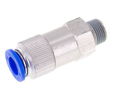 Push-In-Rückschlagventil 12mm & R3/8'' Außengewinde Aluminium 0,2-10bar (3-145psi) Gewinde-Schlauch