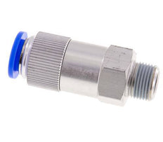 Push-In-Rückschlagventil 12mm & R3/8'' Außengewinde Aluminium 0,2-10bar (3-145psi) Gewinde-Schlauch