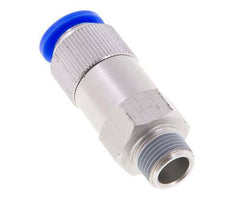 Push-In-Rückschlagventil 12mm & R3/8'' Außengewinde Aluminium 0,2-10bar (3-145psi) Gewinde-Schlauch