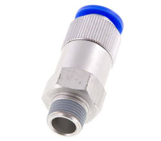 Push-In-Rückschlagventil 12mm & R3/8'' Außengewinde Aluminium 0,2-10bar (3-145psi) Gewinde-Schlauch
