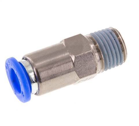 Push-In Check Valve 8mm & R1/4'' Male Brass/PBT 0.2-10bar (3-145psi) Thread-Hose