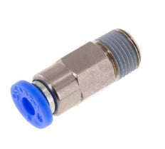Steckverschraubung 4mm & R1/8'' männlich Selbstsichernd Messing/PBT 0-10bar (0-145psi) [2 Stück]