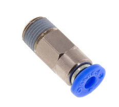 Steckverschraubung 4mm & R1/8'' männlich Selbstsichernd Messing/PBT 0-10bar (0-145psi) [2 Stück]