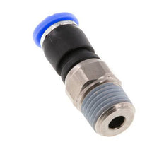 6mm & R1/4'' Drehgelenk Einsteck-Außengewinde Vernickeltes Messing/PBT NBR Drehbar
