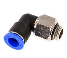 12mm & G3/8'' Winkel-Drehgelenk Einsteck-Außengewinde Vernickeltes Messing/PBT NBR Drehbar