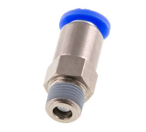 Push-In-Rückschlagventil 6mm & R1/8'' Außengewinde Messing/PBT 0,2-10bar (3-145psi) Gewinde-Schlauch