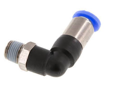 Steckverschraubung 6mm & R1/8'' männlich Selbstsichernder Winkel Messing/PBT 0-10bar (0-145psi) [2 Stück]