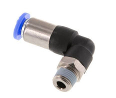 Steckverschraubung 6mm & R1/8'' männlich Selbstsichernder Winkel Messing/PBT 0-10bar (0-145psi) [2 Stück]