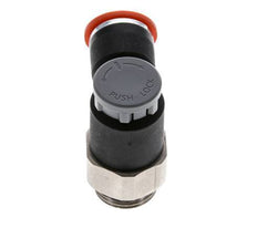 Durchflussregelventil Meter-In-Winkelstück 10 mm - G3/8'' Messing/PA 66 Sicherungsmutter