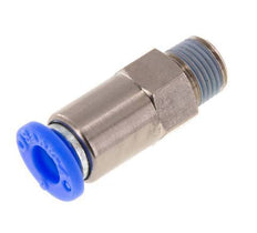 Push-In-Rückschlagventil 6mm & R1/8'' Außengewinde Messing/PBT 0,2-10bar (3-145psi) Schlauchgewinde