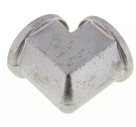 90 Grad abgewinkeltes Fitting G1 1/2'' Innengewinde Hochdruckstahl 160bar (2248.0psi) Hydraulik