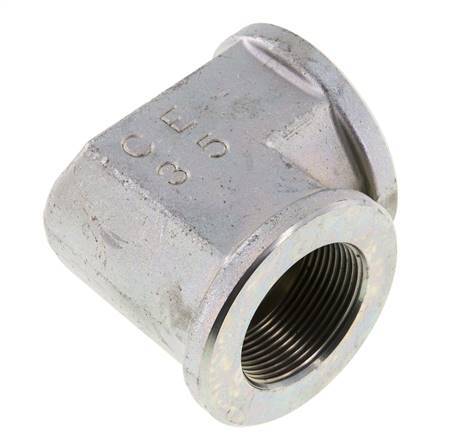90 Grad abgewinkeltes Fitting G1 1/2'' Innengewinde Hochdruckstahl 160bar (2248.0psi) Hydraulik