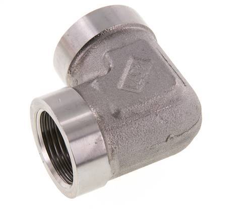 90 Grad abgewinkelte Verschraubung G1'' Innengewinde Hochdruck-Edelstahl 160bar (2248.0psi) Hydraulik